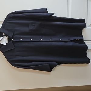 mens batek bay black 2xl s/s button front shirt